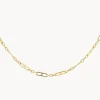 Discount Anchor Paperclip Chain Necklace in 10k Gold Necklaces & Pendants | Chains