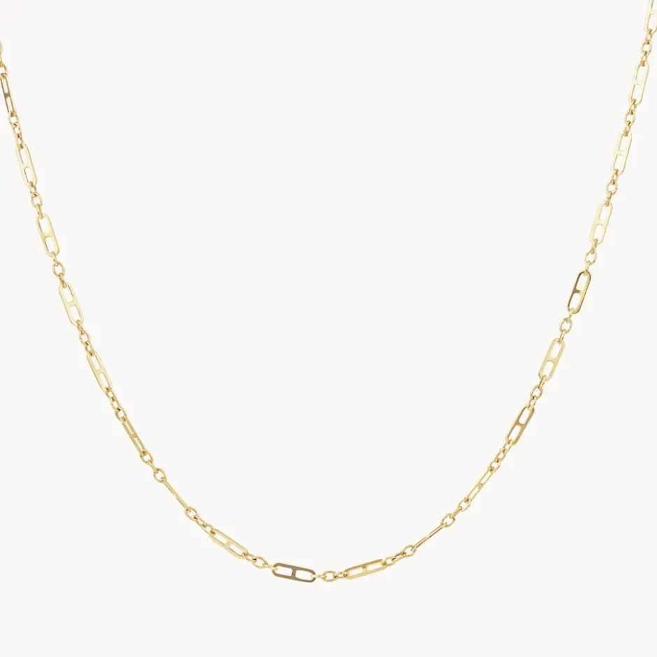 Discount Anchor Paperclip Chain Necklace in 10k Gold Necklaces & Pendants | Chains