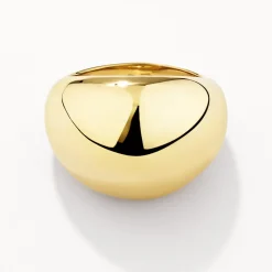 Online Ball Dome Ring in Gold 18k Fine Gold Plated | Rings