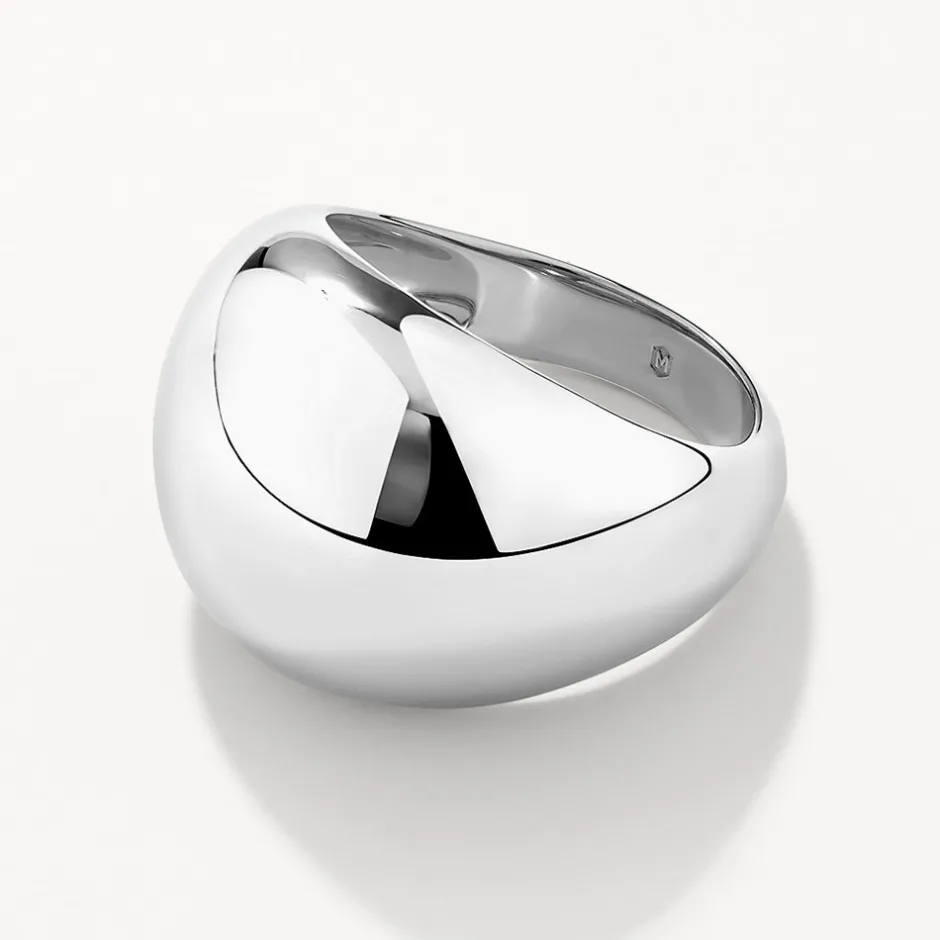 Hot Ball Dome Ring in Silver 925 Sterling Silver | Rings