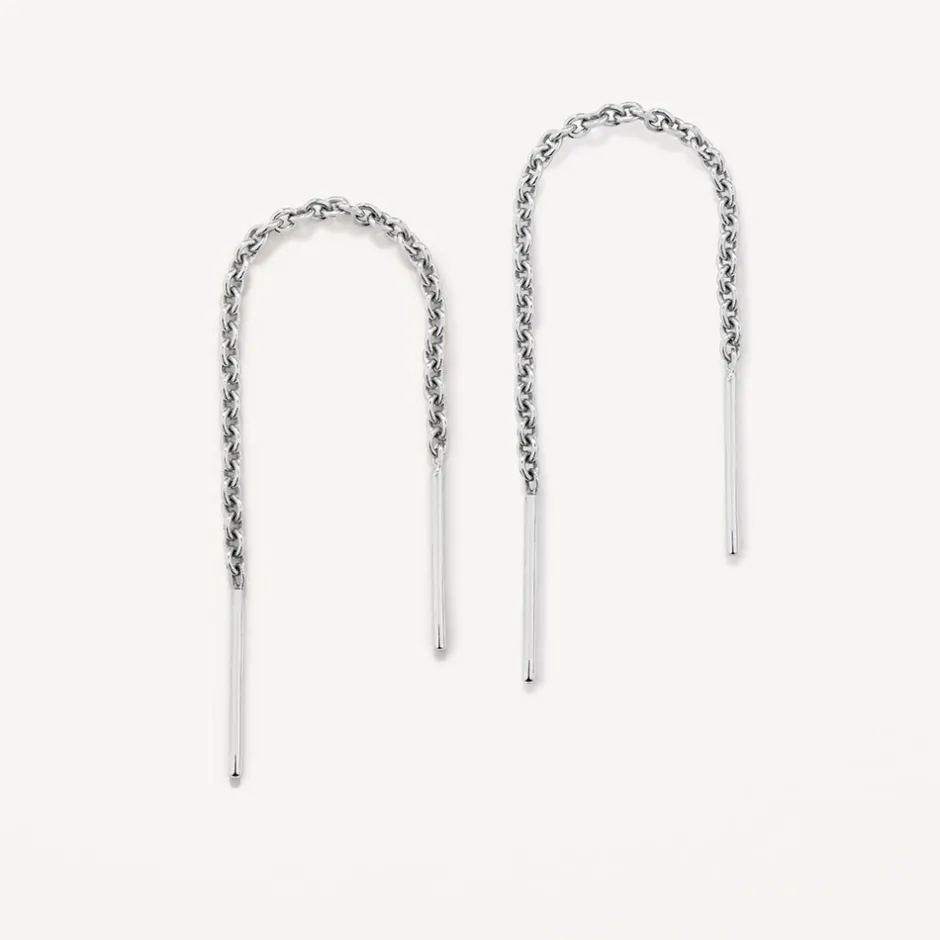 Outlet Bar Threader Earrings in Silver Best Selling Gifts | Gifts For Her