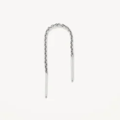 Outlet Bar Threader Earrings in Silver Best Selling Gifts | Gifts For Her