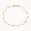 Discount Bauble Chain Bracelet in Gold Under $150 | 18k Fine Gold Plated