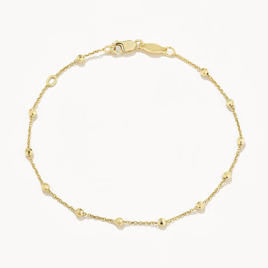 Discount Bauble Chain Bracelet in Gold Under $150 | 18k Fine Gold Plated
