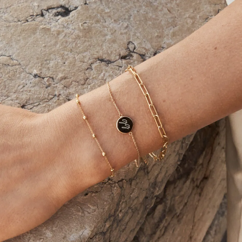Discount Bauble Chain Bracelet in Gold Under $150 | 18k Fine Gold Plated