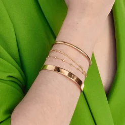 Discount Bauble Chain Bracelet in Gold Under $150 | 18k Fine Gold Plated