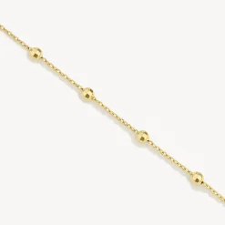 Discount Bauble Chain Bracelet in Gold Under $150 | 18k Fine Gold Plated
