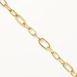 Online Bold Paperclip Chain Necklace in Gold 18k Fine Gold Plated | Necklaces & Pendants