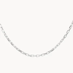 Hot Box Paperclip Chain Necklace in Silver 925 Sterling Silver | Necklaces & Pendants