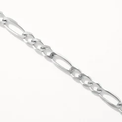 Clearance Boyfriend Figaro Chain Necklace in Silver Gifts For Him | 925 Sterling Silver