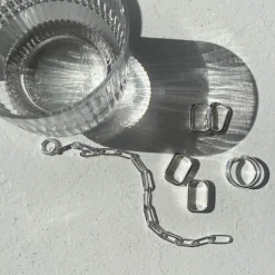 Sale Boyfriend Paperclip Chain Bracelet in Silver Gifts For Him | Best Friend Gifts