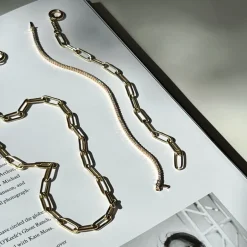Clearance Boyfriend Paperclip Chain Necklace in Gold Gifts For Him | Best Friend Gifts