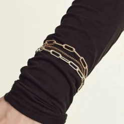 Sale Boyfriend Paperclip Chain Bracelet in Silver Gifts For Him | Best Friend Gifts