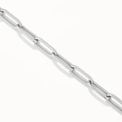 Sale Boyfriend Paperclip Chain Bracelet in Silver Gifts For Him | Best Friend Gifts