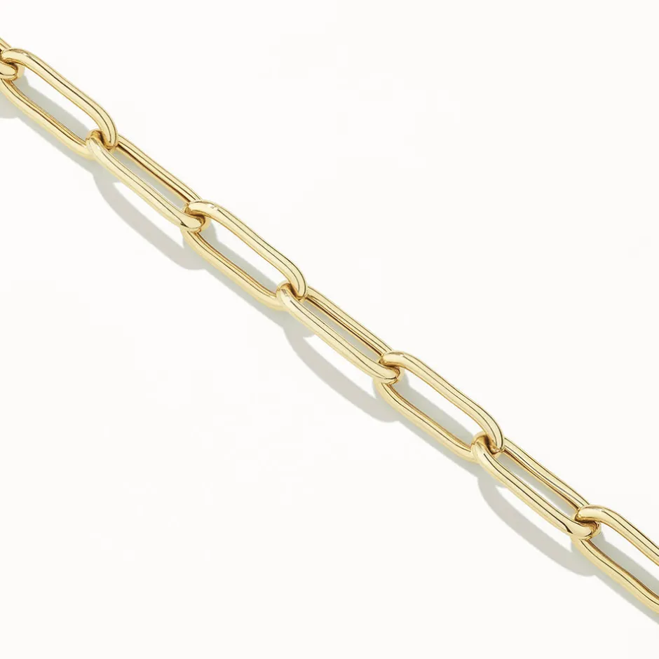 Sale Boyfriend Paperclip Chain Bracelet in Gold Gifts For Him | Best Friend Gifts
