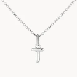 Fashion Bubble Letter Necklace in Silver Best Selling Gifts | Letter Jewellery