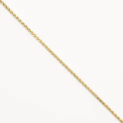 Hot Cable Knit Chain Necklace in Gold Gifts For Him | 18k Fine Gold Plated