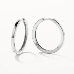 Hot Charm Hoop Earrings in Silver Gifts For Her | 925 Sterling Silver