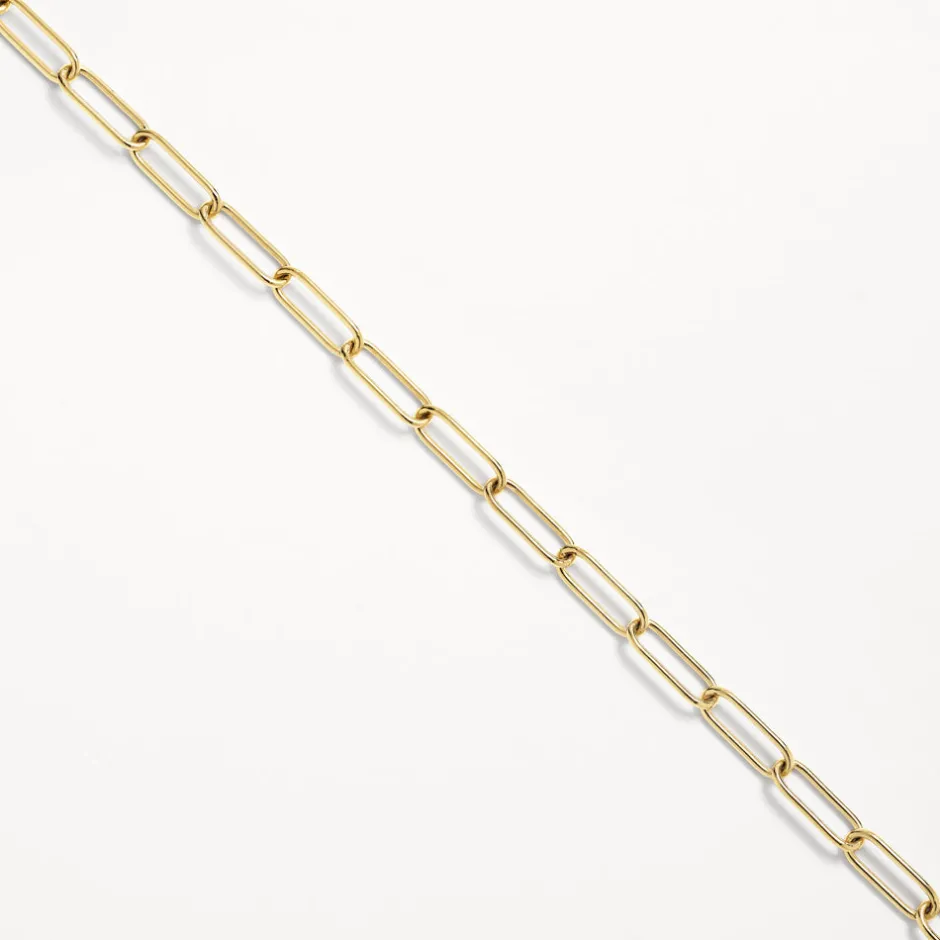 Discount Charm Paperclip Chain Bracelet in Gold 18k Fine Gold Plated | Bracelets & Bangles