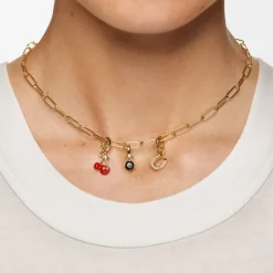 Best Cherry Charm Pendant in Gold 18k Fine Gold Plated | Personalisation