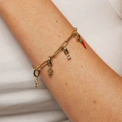 Discount Chilli Charm Pendant in Gold 18k Fine Gold Plated | Personalisation