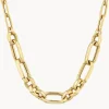 Sale Chunky Paperclip Chain Necklace in Gold 18k Fine Gold Plated | Necklaces & Pendants