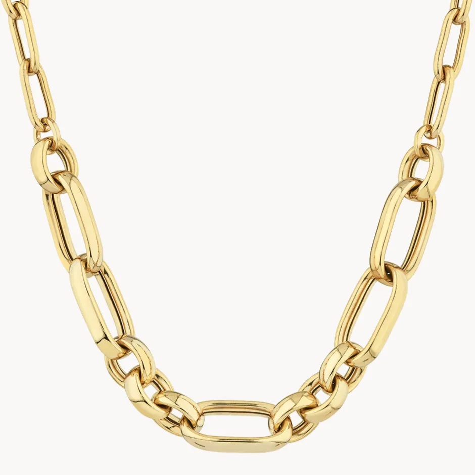 Sale Chunky Paperclip Chain Necklace in Gold 18k Fine Gold Plated | Necklaces & Pendants