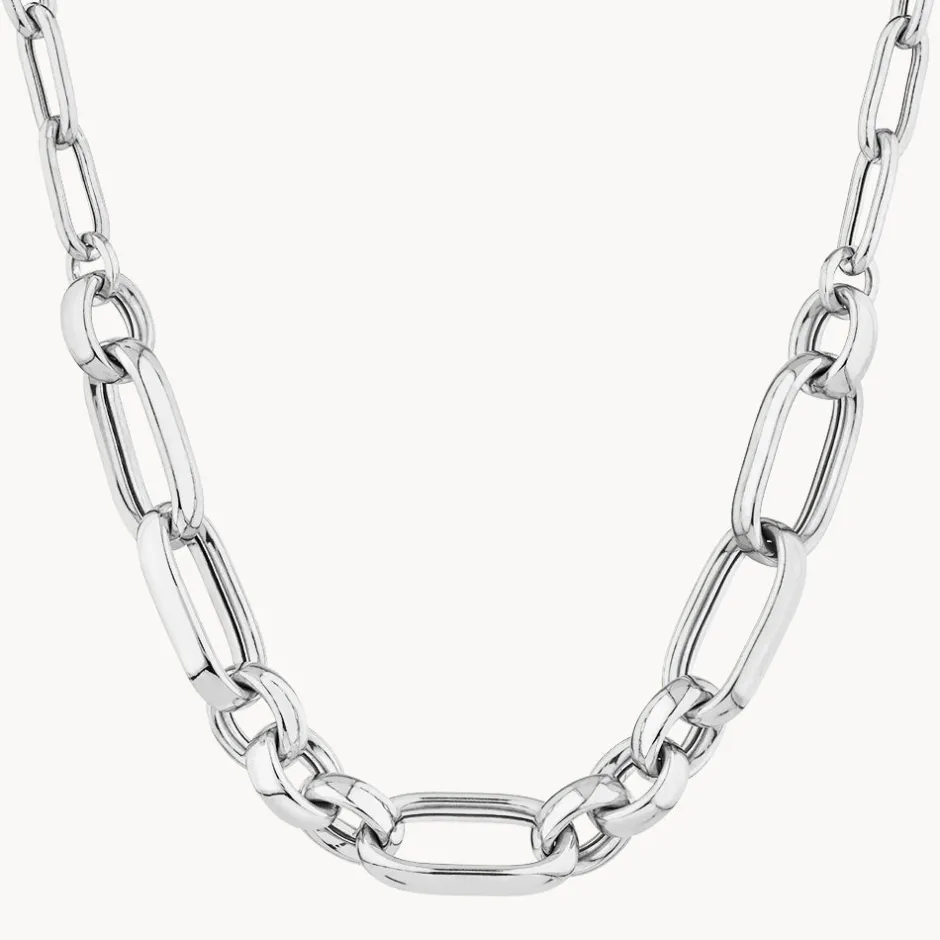 Fashion Chunky Paperclip Chain Necklace in Silver 925 Sterling Silver | Necklaces & Pendants