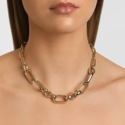Sale Chunky Paperclip Chain Necklace in Gold 18k Fine Gold Plated | Necklaces & Pendants