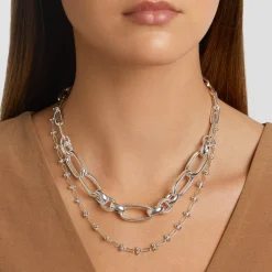 Fashion Chunky Paperclip Chain Necklace in Silver 925 Sterling Silver | Necklaces & Pendants