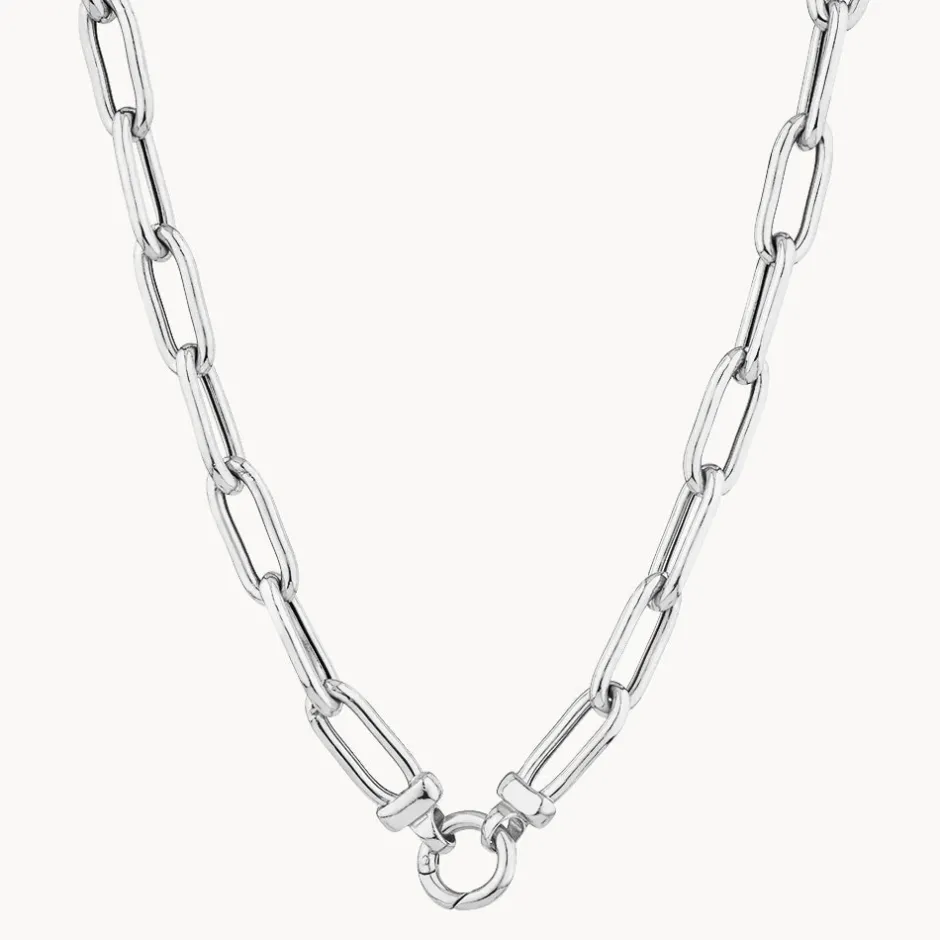 Fashion Chunky Paperclip Chain Necklace in Silver 925 Sterling Silver | Necklaces & Pendants