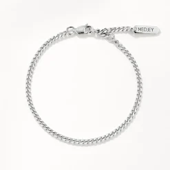 Sale Classic Curb Chain Bracelet in Silver 925 Sterling Silver | Bracelets & Bangles