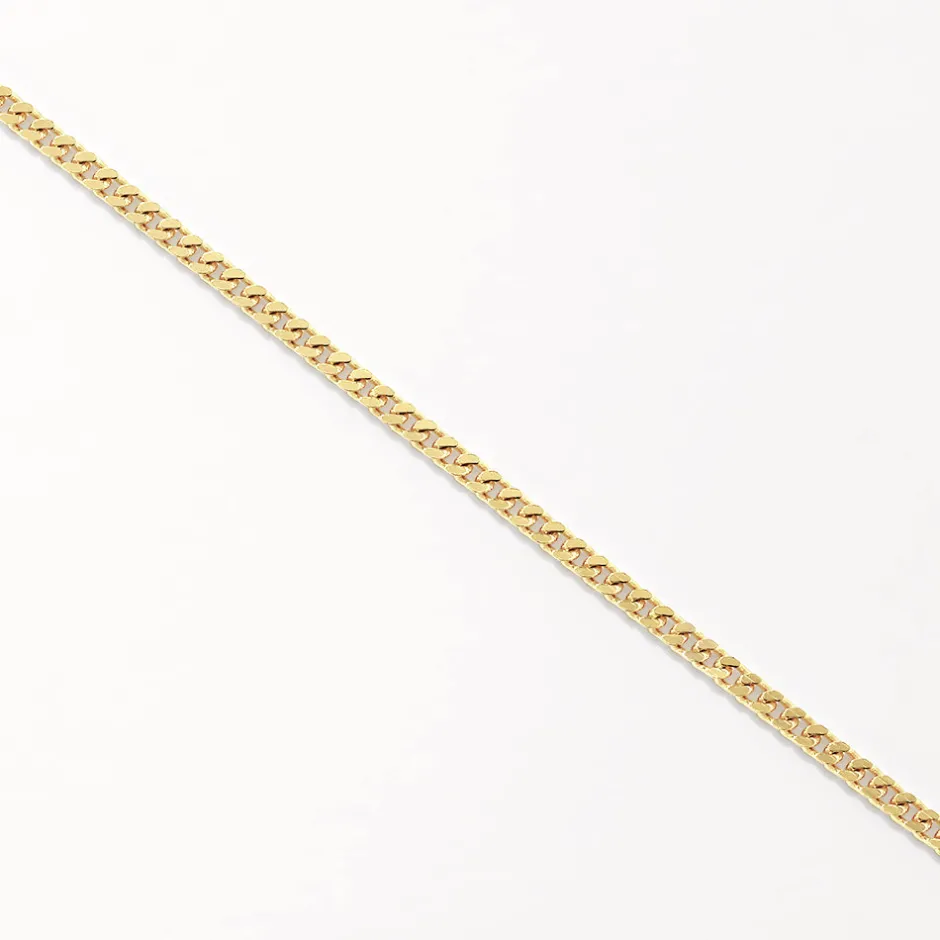 Hot Classic Curb Chain Bracelet in Gold 18k Fine Gold Plated | Bracelets & Bangles
