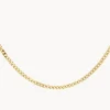 Sale Classic Curb Chain Necklace in Gold 18k Fine Gold Plated | Necklaces & Pendants