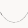 Hot Classic Curb Chain Necklace in Silver 925 Sterling Silver | Necklaces & Pendants