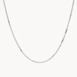 Hot Classic Curb Chain Necklace in Silver 925 Sterling Silver | Necklaces & Pendants