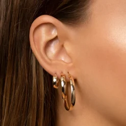 Online Classic Huggie Earrings in 10k Gold Bridal Gifts | Under $300