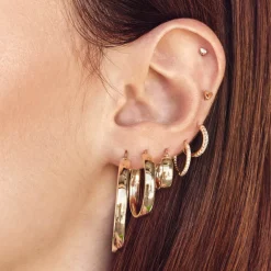 Online Classic Huggie Earrings in 10k Gold Bridal Gifts | Under $300