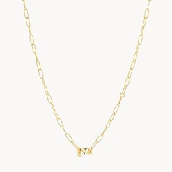 Discount Classic Paperclip Chain Necklace in 10k Gold Gifts For Him | 10k Gold