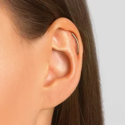 New Climber Helix Single Stud Earring in 10k Gold Under $150 | 10k Gold
