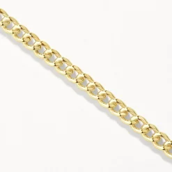 Clearance Curb Chain Necklace in Gold Gifts For Him | 18k Fine Gold Plated