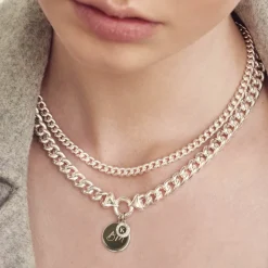 New Curb Chain Necklace in Silver Gifts For Him | 925 Sterling Silver