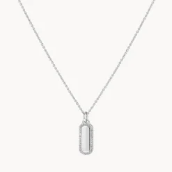Best Diamond Bar Necklace in Silver Bridal Gifts | Family Gifts