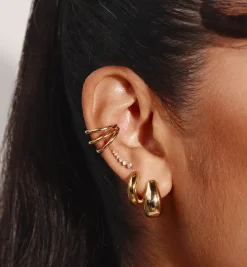 Sale Diamond Climber Stud Earrings in 10k Gold Gifts For Her | Luxe Gifting