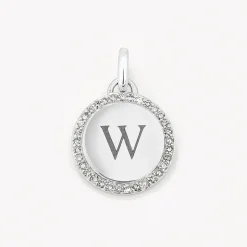 Online Diamond Disc Necklace in Silver Gifts For Him | Bridal Gifts