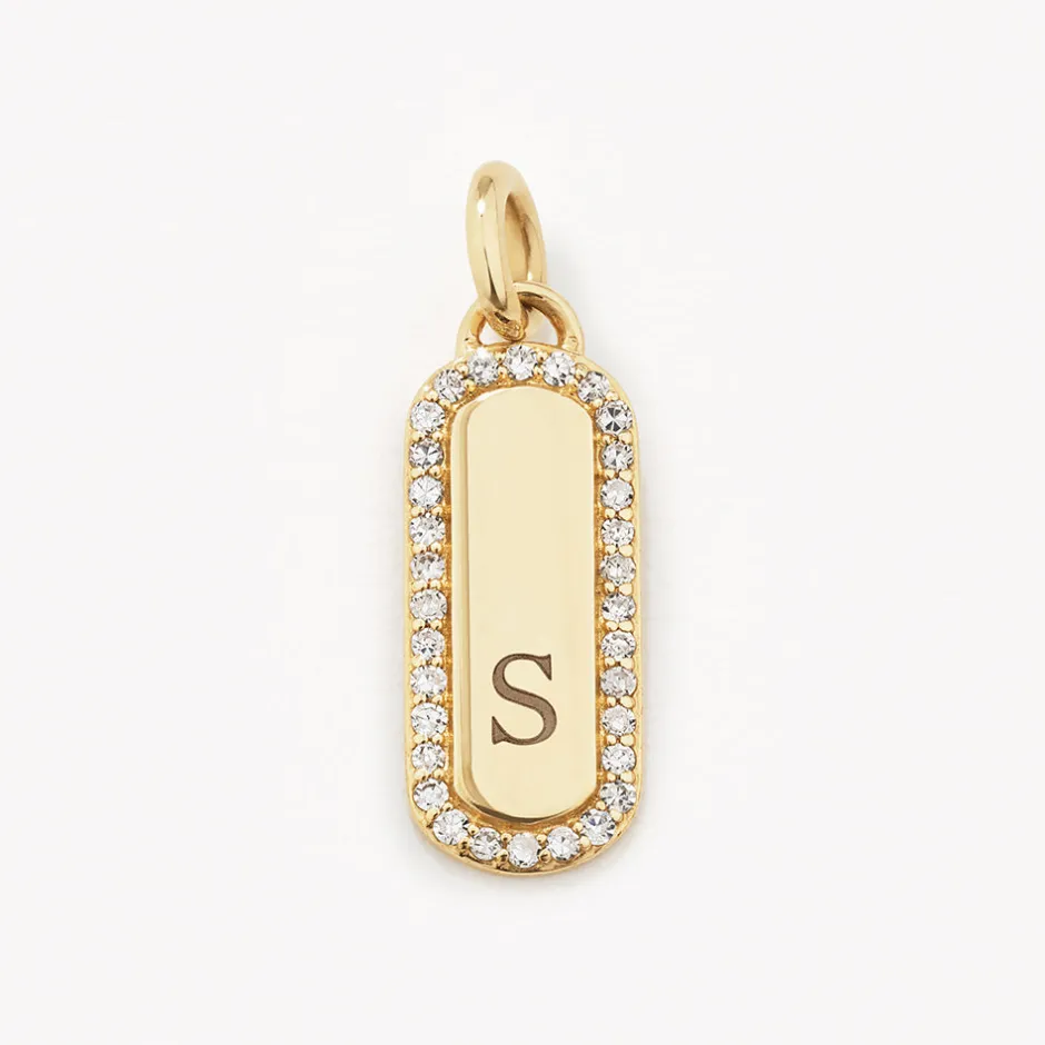 Outlet Diamond Engravable Bar Necklace in 10k Gold Bridal Gifts | Family Gifts