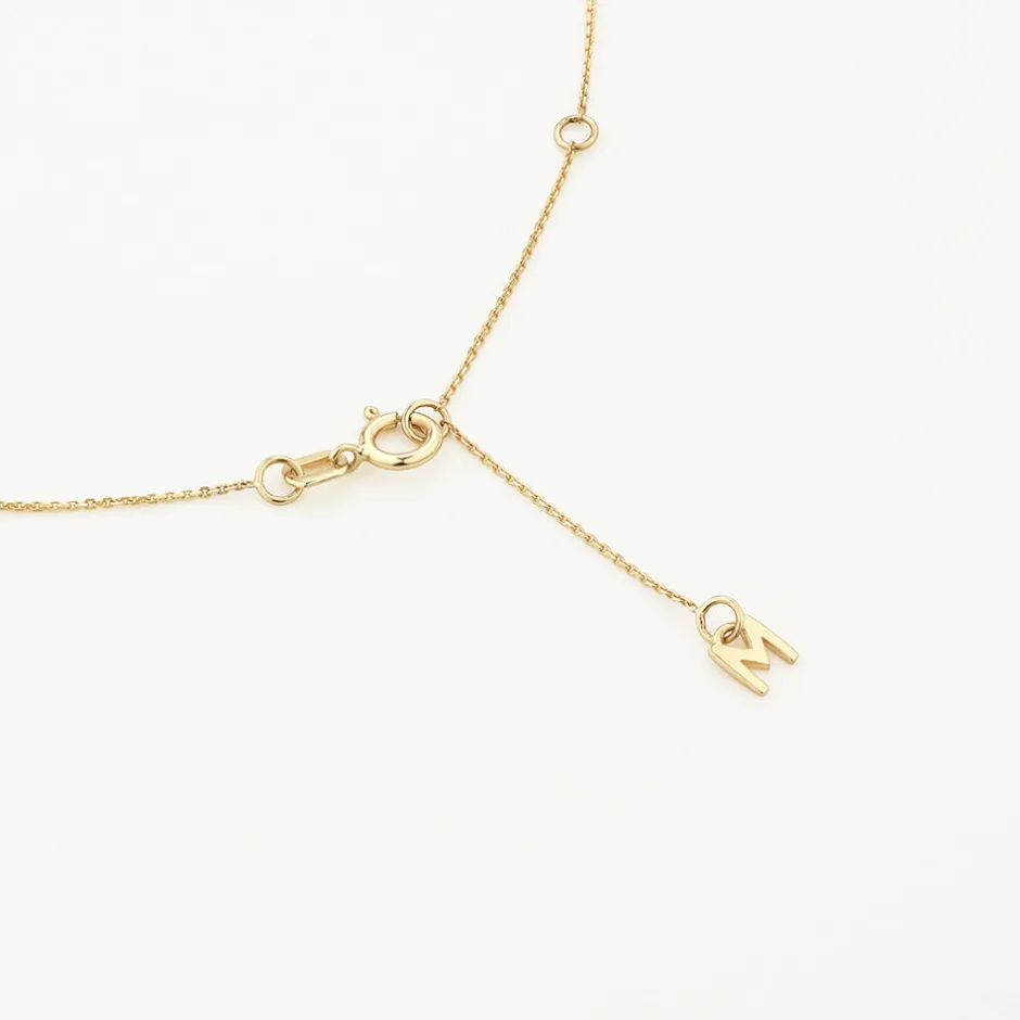 Online Diamond Engravable Disc Necklace in 10k Gold Bridal Gifts | Family Gifts