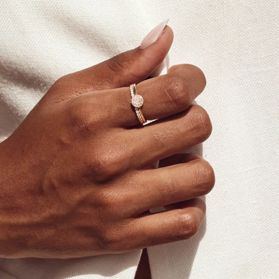 Best Diamond Eternity Stacker Ring in 10k Gold Best Selling Gifts | Gifts For Him