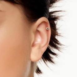 Outlet Diamond Evil Eye Helix Single Stud Earring in 10k Gold Best Selling Gifts | Symbolic Jewellery