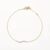 Online Diamond Fine Wave Bracelet in 10k Gold Best Selling Gifts | Under $300